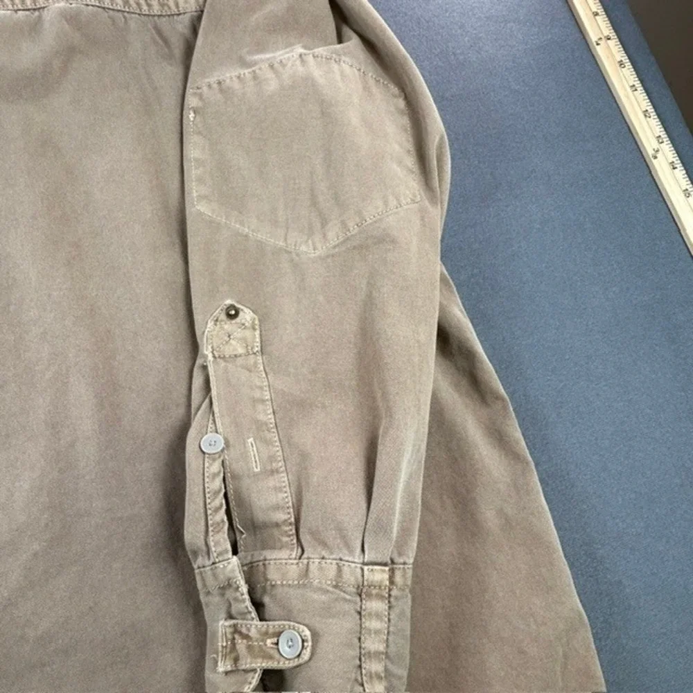Levi's Men's Tan Long Sleeve Button Up Worker Shirt XXXL Cotton